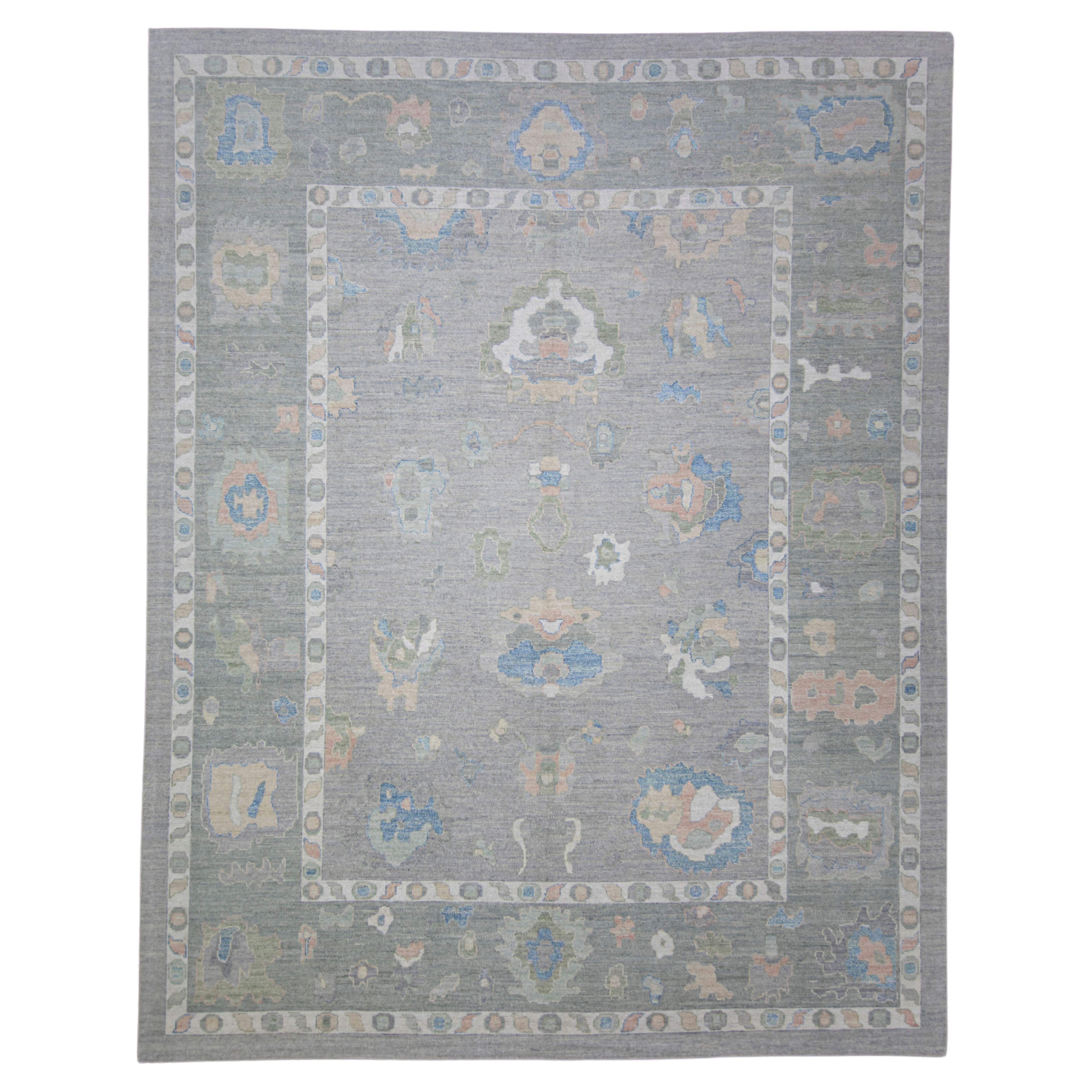 Alfombra turca Oushak 12' x 15'4" #17806