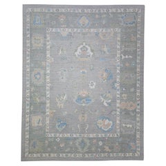 Alfombra turca Oushak 12' x 15'4" #17806