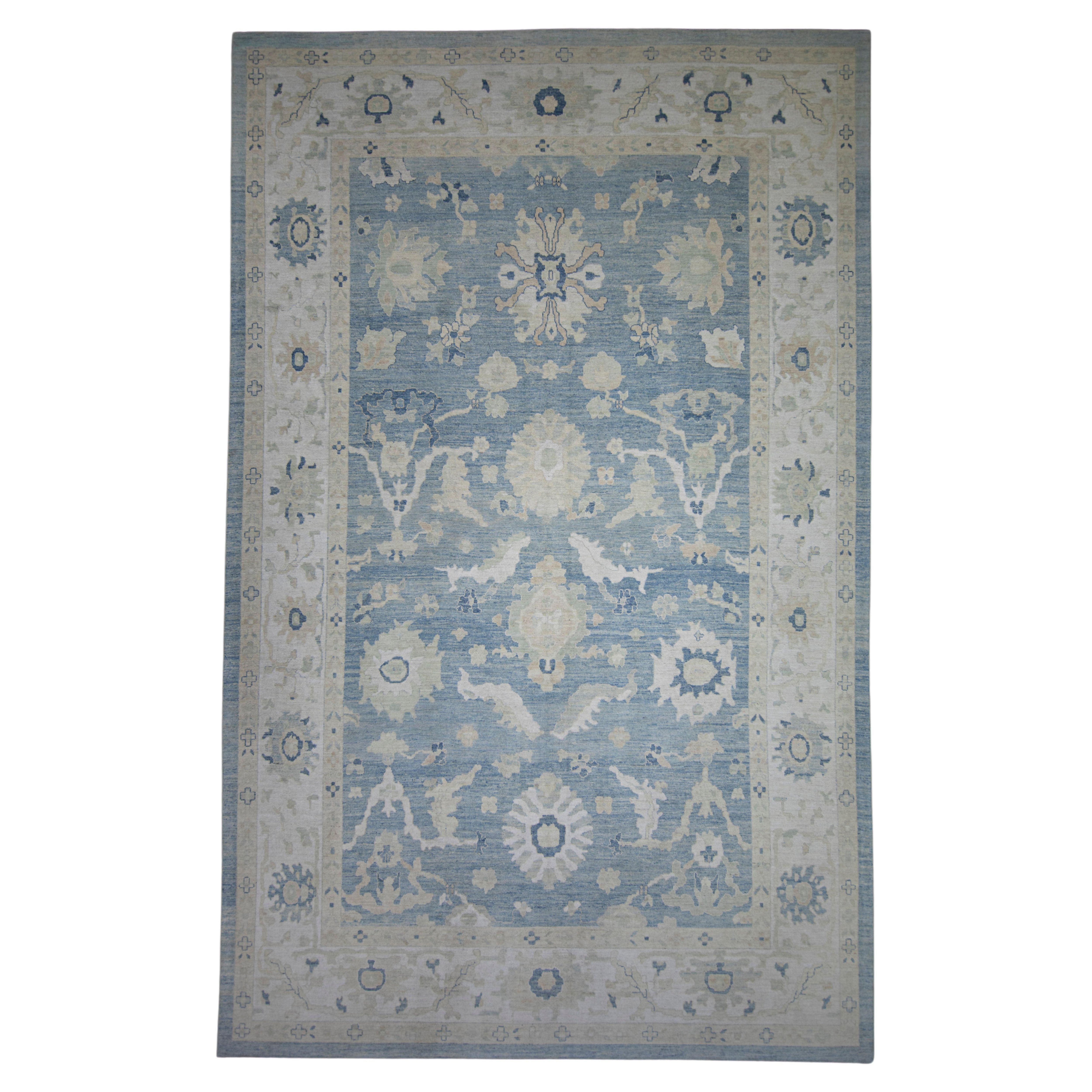 Turkish Oushak Rug 13' x 20'8" #17718 For Sale