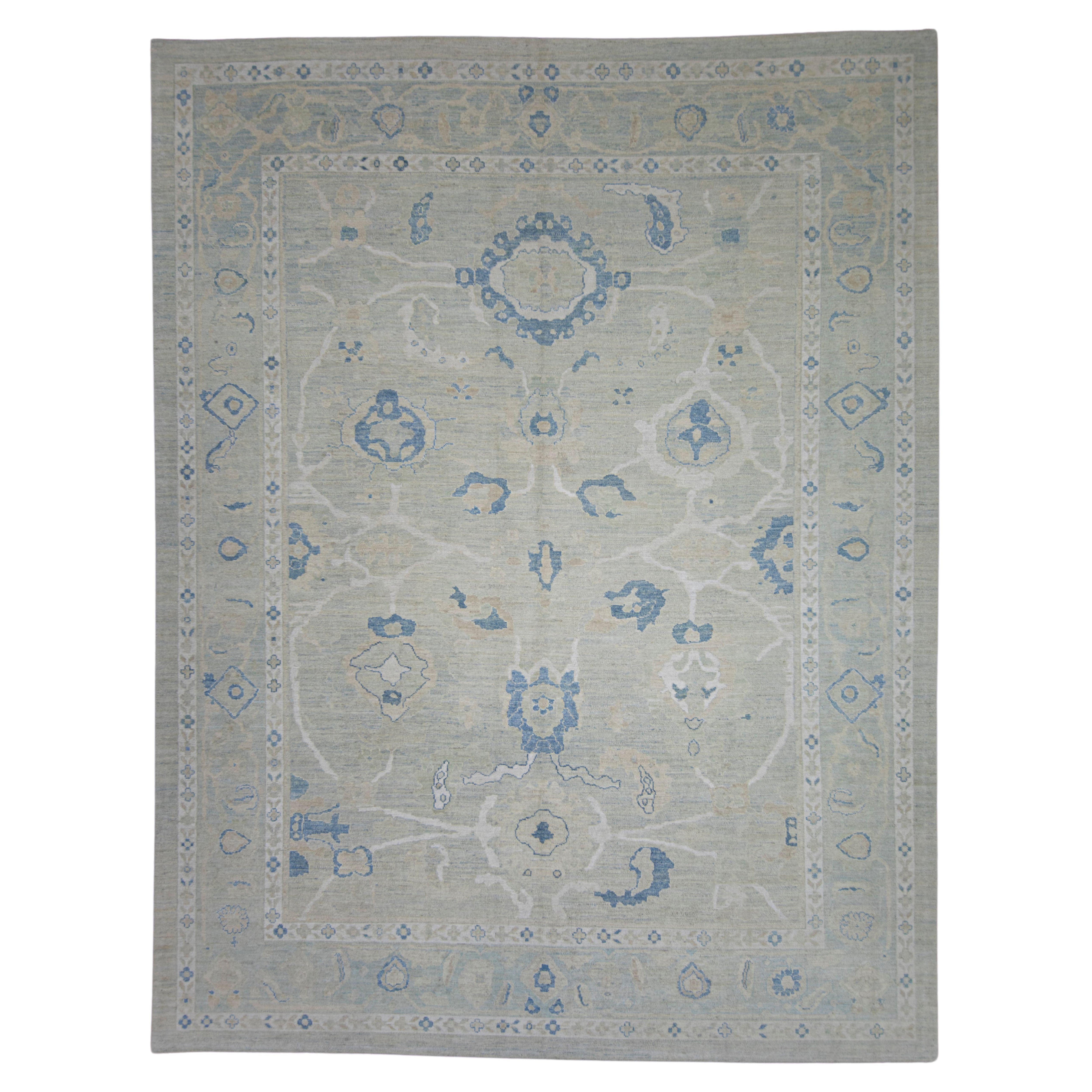 Turkish Oushak Rug 12'5" x 16'1" #17705