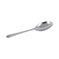 Georg Jensen Pyramid. Serving spoon in sterling silver.