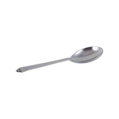 Georg Jensen Pyramid. Serving spoon in sterling silver.
