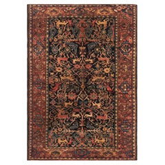 Doris Leslie Blau Antique Persian Feraghan Handmade Wool Rug
