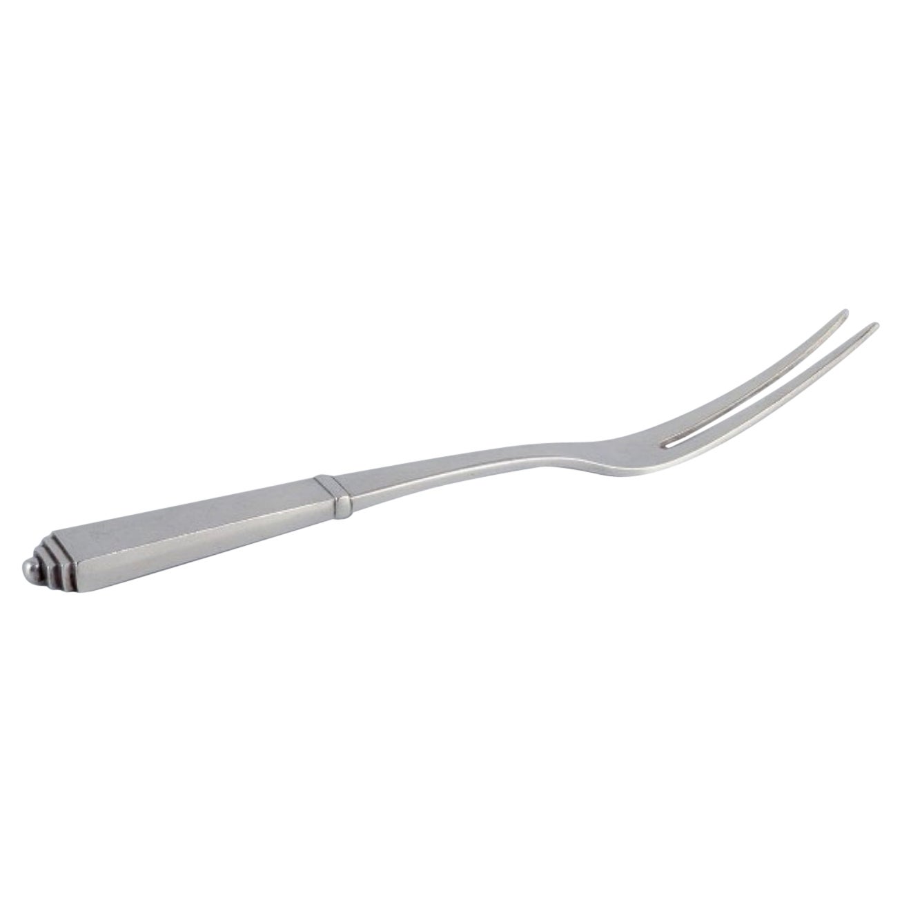 Pyramid de Georg Jensen. Fourchette de sculpture en argent sterling.