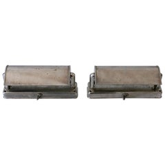 Set of Two Rare Art Deco Bauhaus Bedside Sconces or Wall Lamps Germany 1930s