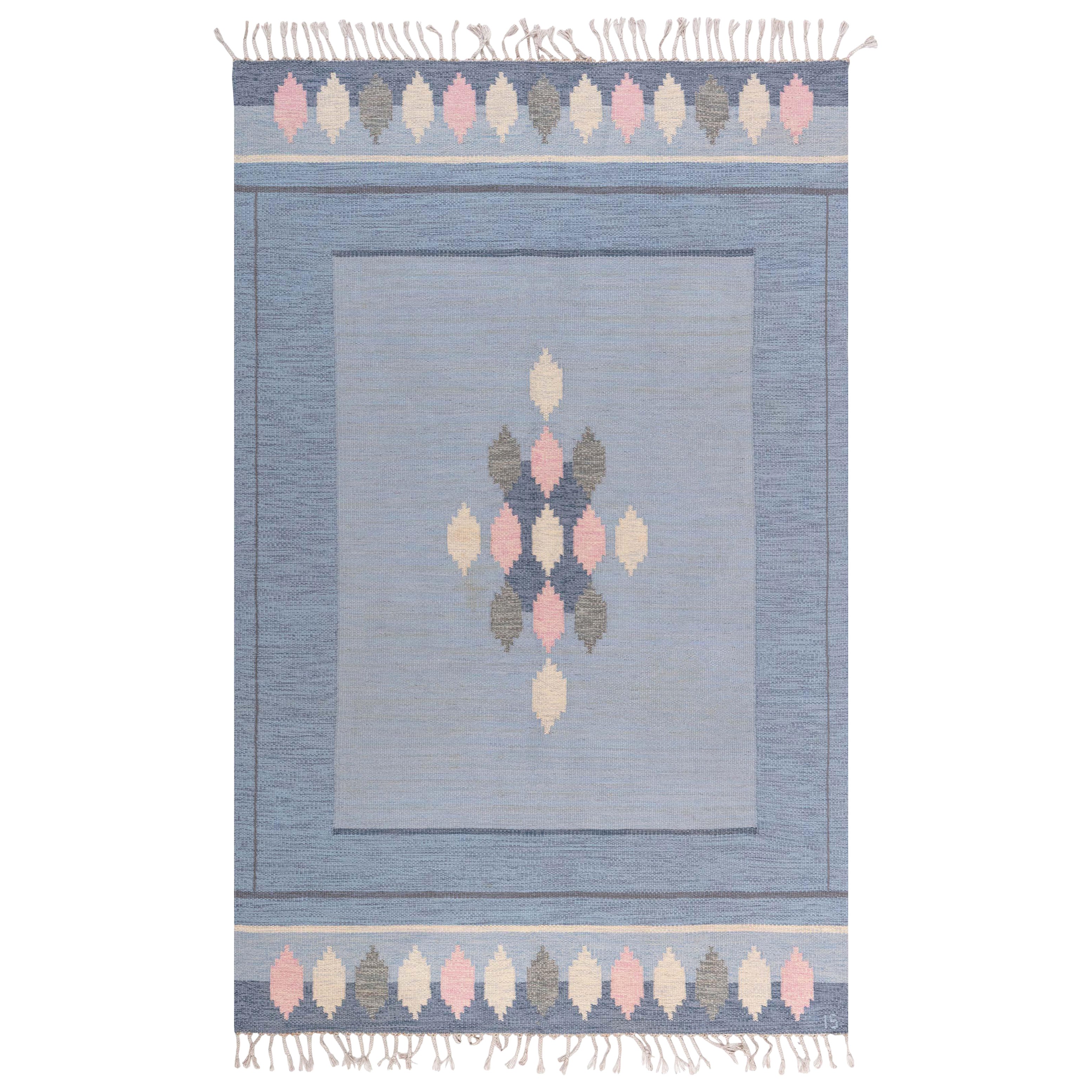 Doris Leslie Blau "Sparreholm" Vintage Swedish Rug by Ingegerd Silow