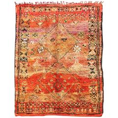 Vintage Moroccan Zemmour Rug