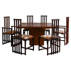 1970s Bamboo Dining set