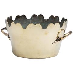 Antique French Brass Montieth/Planter Bowl 19th Century