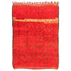 Vintage Moroccan Zayane Rug