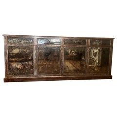Niermann Weeks Verspiegeltes Sideboard/Buffet - Venezianisches Blattgold Finish