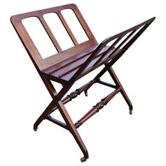 Amerikanischer Folio-Ständer aus Nussbaumholz, 19. Jahrhundert, CIRCA 1860er Jahre