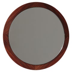 Vintage Danish Rosewood veneer Mirror 1960 Denmark