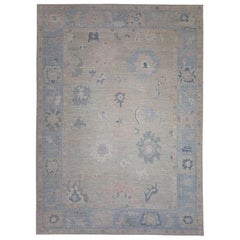 Alfombra turca Oushak 12'7" x 17'4" #17222