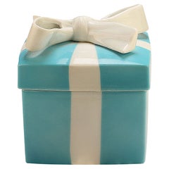 Mid 20th Century Tiffany & Co Iconic Blue Ceramic Gift Box