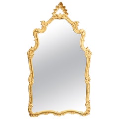 Espejo de Pared Estilo Veneciano Italiano Tallado Guild Giltwood