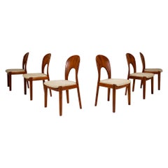 Set of Six 'Morten' Dining Chair by Niels Koefoed, Denmark 1960s