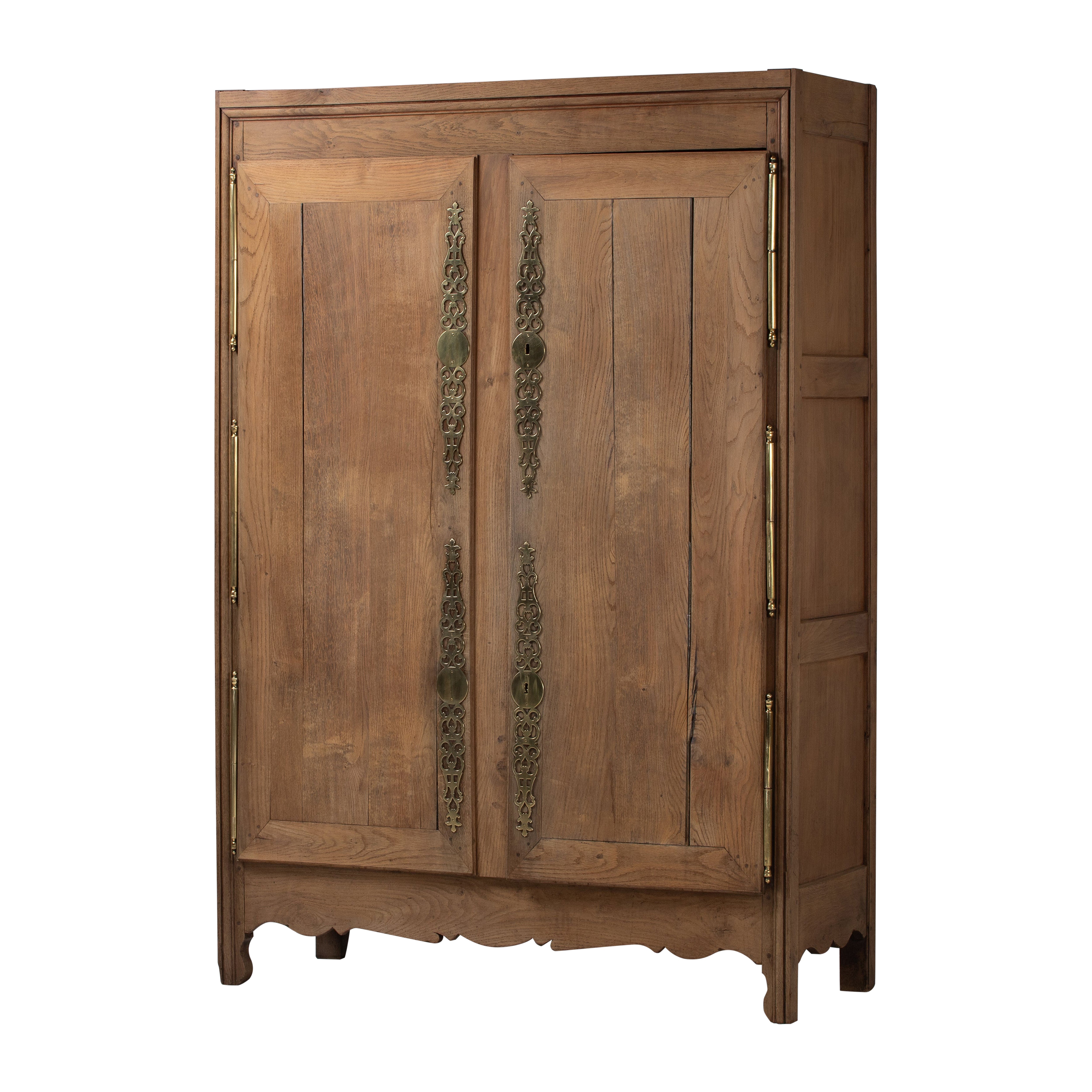 French Armoire in Oak, Late 19th Century