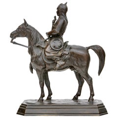 Antoine-Louis Barye (Français, 1796-1875) Guerrier du Caucase