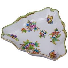 Herend Queen Victoria Triangle Dish