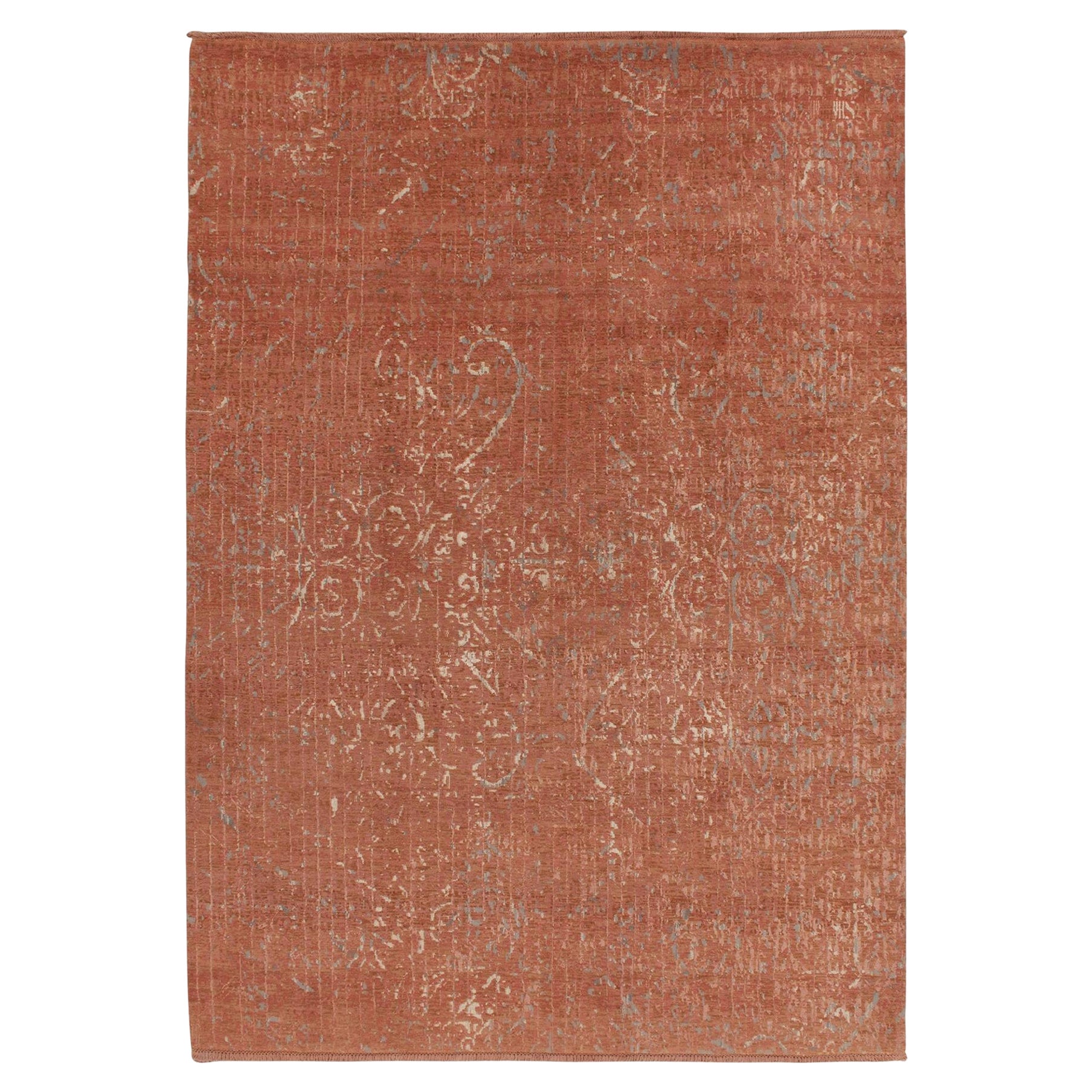 Alfombra Abstracta Rug & Kilim en Rosa, Motivo Silencioso por Todas Partes en venta