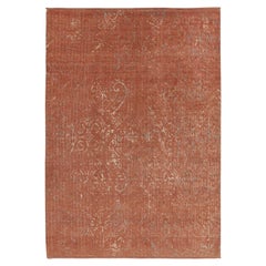 Rug & Kilim’s Abstract Rug in Pink, Muted All over Pattern