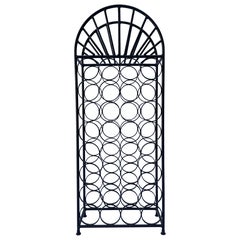 Arthur Umanoff Iron Floor Wine Rack