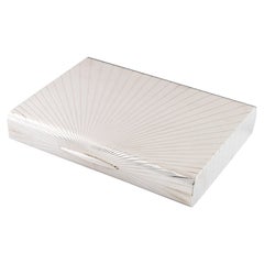 Fratelli Cacchione Silver Cigar Box Milan Post 1945