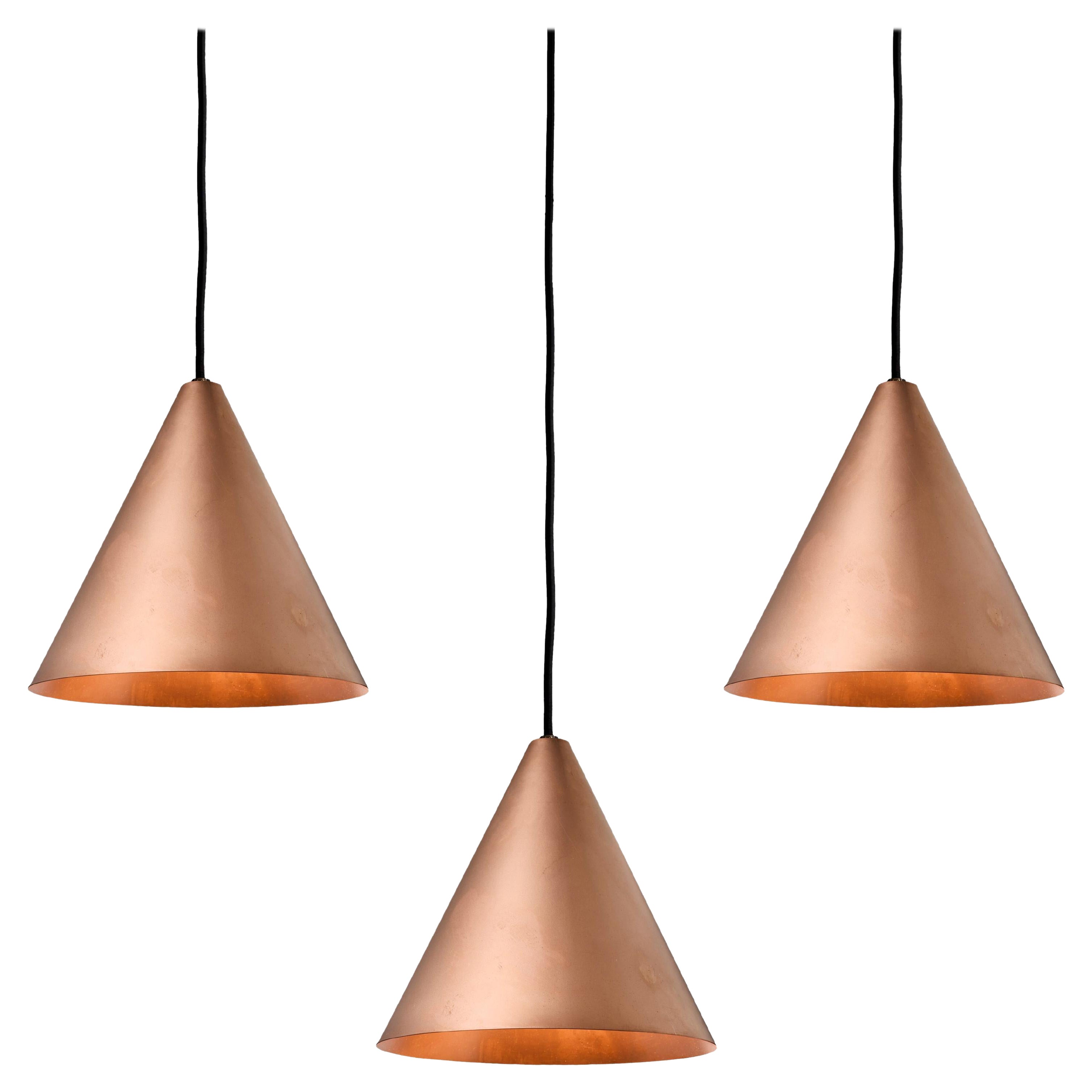 Hans-Agne Jakobsson Raw Copper 'Tratten' Outdoor Pendant