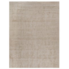 Tapis moderne beige uni de Rug & Kilim