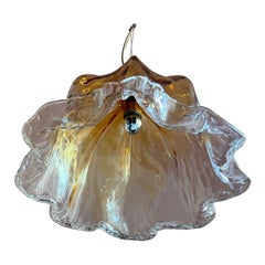 Mid Century Murano Glass Pendant Lamp by La Murrina Murano Venice Italy 1970s