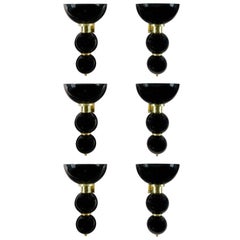 Set of Six Decorative Sconces