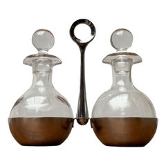 Set of 3 Vintage German Oil and Vinegar Tray Menagere from WMF, 1970s