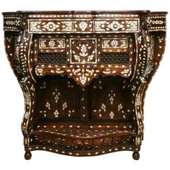 Superb Mother-of-Pearl Inlaid Syrian Console