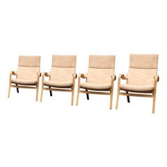 Set of 4 Vintage Danish Lounge Easy Chairs from Skalma