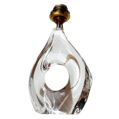 Mid-Century French Glass Table Lamp from Daum, 1960s