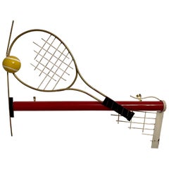 Curtis Jere Pop Art  1988 Tennis Wall Sculpture