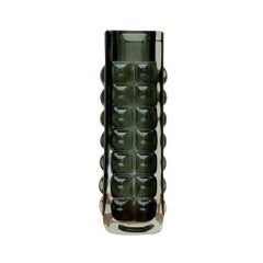 Mid-Century Space Age Brutalist Block Bubble Glass Vase by Horst Tüselmann 1960s