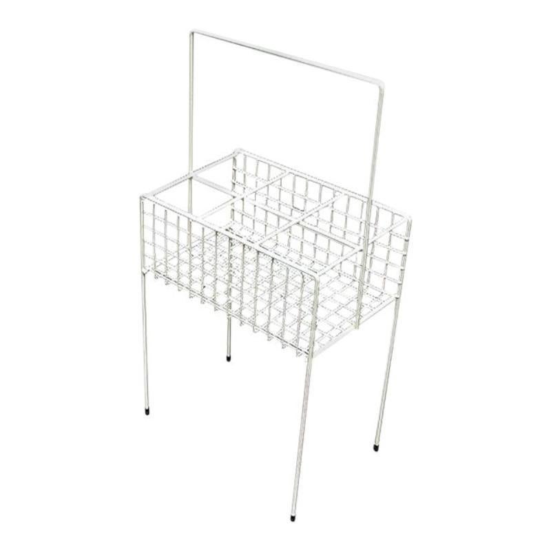 Mid-Century String Style Bottle Holder Bar For Sale