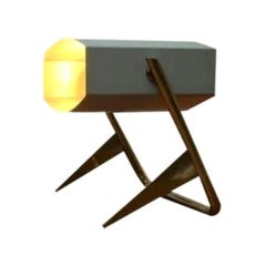 Mid-Century French Minimalist Table Lamp by Jacques Biny, 1960s