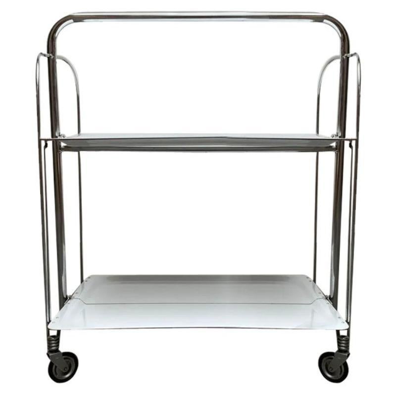 Vintage Foldable Service Cart by Raquer, 1970s