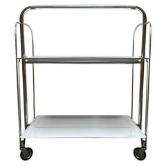 Vintage Foldable Service Cart by Raquer, 1970s