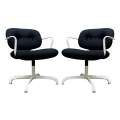 Set 2 of Space Age Model 2038 Chairs by Bruce Hannah & Andrew Morrison, 1970s