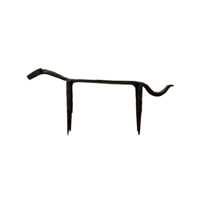 Mid-Century Wrought Iron Animal Sculpture