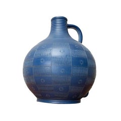 Large Mid-Century German Studio Pottery Floor Vase by Wilhelm Kagel, 1960s