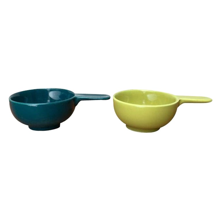 Set di 2 piccole ciotole tedesche di metà secolo di Melitta, anni '60