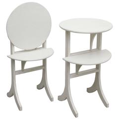 One Swedish Antique Painted Folding Table