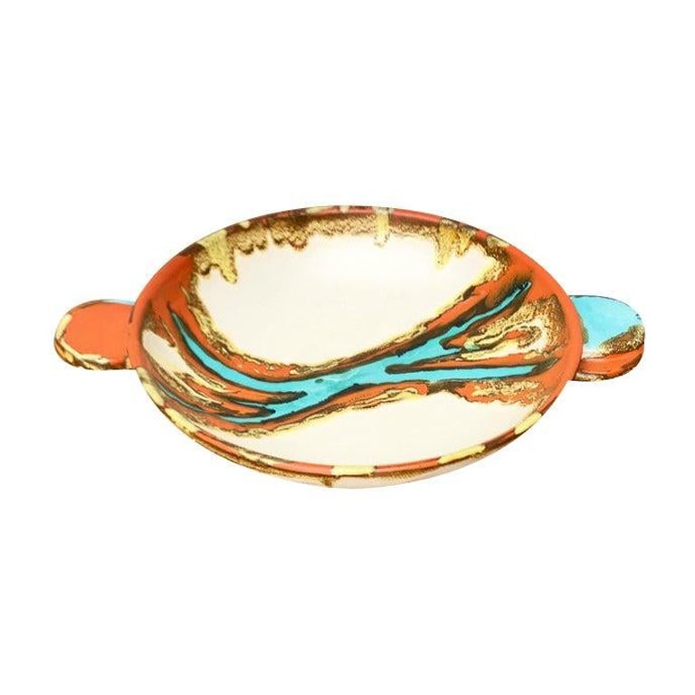 Bol en poterie allemande Art déco de Carstens Uffrecht Keramik, années 1930