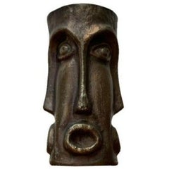Vase abstrait brutaliste du milieu du siècle dernier