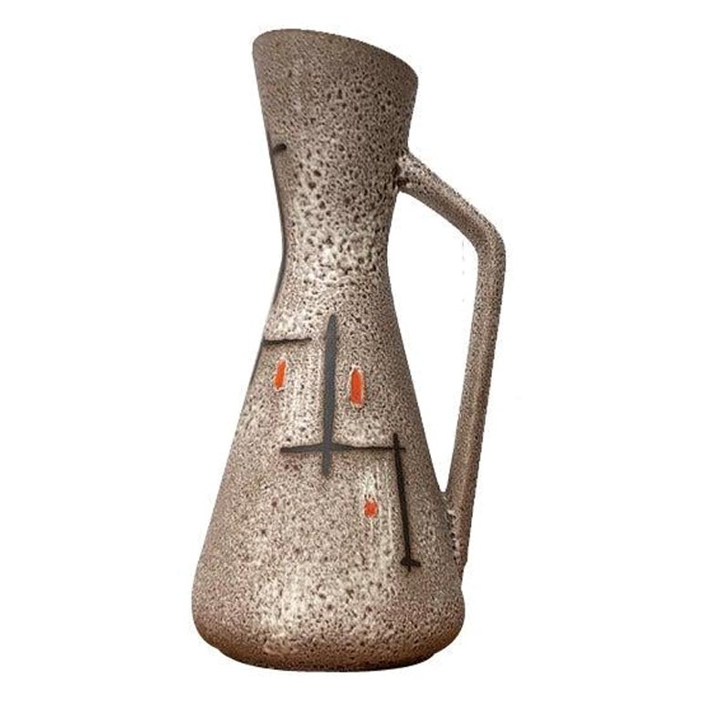 Vaso a caraffa WGP in ceramica della West German Pottery di Scheurich, 1960